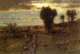 The Clouded Sun | George Inness | Gemälde Reproduktion