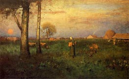 Sundown | George Inness | Painting Reproduction