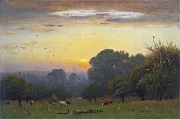 Morning, c.1878 von George Inness | Leinwand Kunstdruck