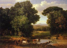 A Bit of Roman Aqueduct | George Inness | Painting Reproduction