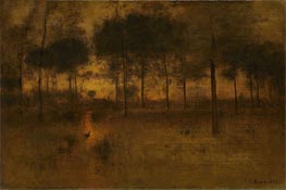 The Home of the Heron, 1893 by George Inness | Canvas Print
