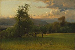 The Church Spire | George Inness | Gemälde Reproduktion