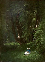 In the Woods, 1866 von George Inness | Leinwand Kunstdruck
