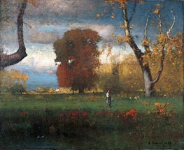 Landscape, 1888 von George Inness | Leinwand Kunstdruck