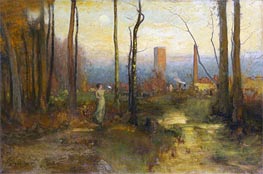 The Mill Stream, Montclair, New Jersey, c.1888 von George Inness | Leinwand Kunstdruck