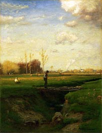 Short Cut, Watchung Station, New Jersey, 1883 by George Inness | Canvas Print
