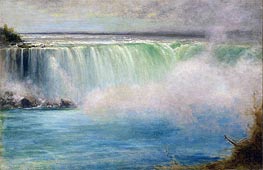 Niagara Falls, 1885 von George Inness | Leinwand Kunstdruck