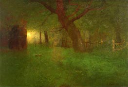 Sunset in the Old Orchard, 1894 von George Inness | Leinwand Kunstdruck