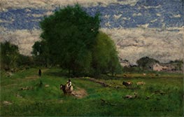 The Road to the Village, Milton | George Inness | Painting Reproduction
