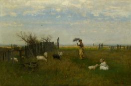 A Windy Day, 1883 by George Inness | Giclée Canvas Print