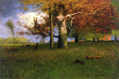 Early Autumn, Montclair, 1891 | George Inness | Giclée Leinwand Kunstdruck
