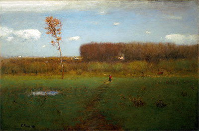 October Noon, 1891 | George Inness | Giclée Leinwand Kunstdruck