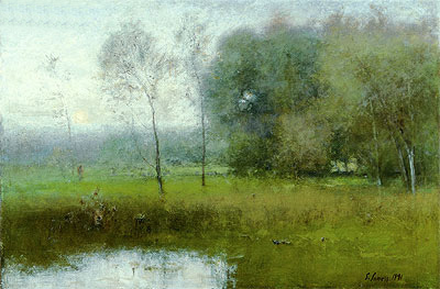 Summer, Montclair (New Jersey Landscape), 1891 | George Inness | Giclée Leinwand Kunstdruck