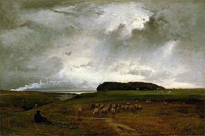 The Storm, 1876 | George Inness | Giclée Canvas Print