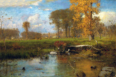 Spirit of Autumn, 1891 | George Inness | Giclée Canvas Print