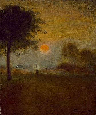 Mondaufgang, 1891 | George Inness | Giclée Leinwand Kunstdruck