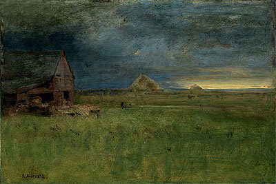 Die einsame Farm, Nantucket, 1892 | George Inness | Giclée Leinwand Kunstdruck