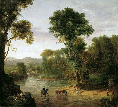 Crossing the Ford, 1848 | George Inness