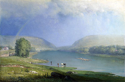 Der Delaware Water Gap, a.1857 | George Inness