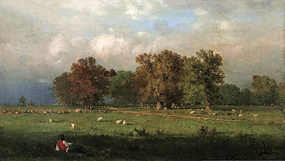 Durham, Connecticut, 1858 | George Inness | Giclée Canvas Print