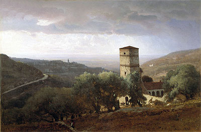 View of Rome from Tivoli, 1872 | George Inness | Giclée Leinwand Kunstdruck