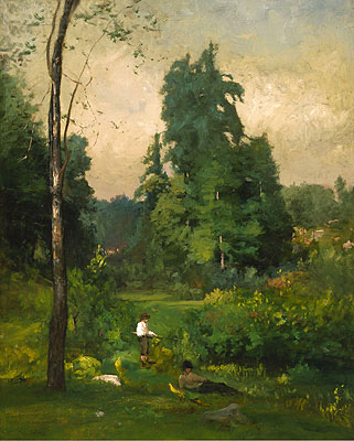 Summer, Montclair, 1877 | George Inness | Giclée Leinwand Kunstdruck