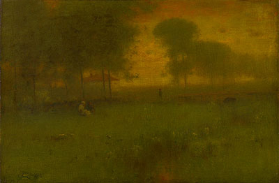 Summer Evening, Montclair, New Jersey, 1892 | George Inness | Giclée Canvas Print