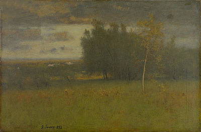 The Valley on a Gloomy Day, 1892 | George Inness | Giclée Canvas Print