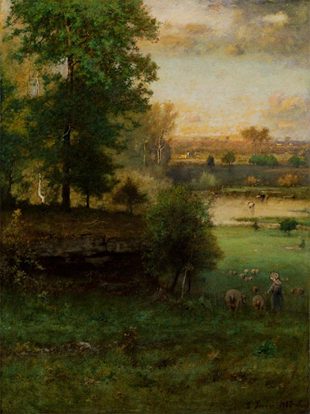 Scene at Durham, an Idyll, c.1882/85 | George Inness | Giclée Canvas Print