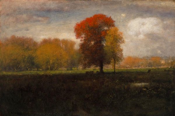 An Indian Summer Day, 1892 | George Inness | Giclée Leinwand Kunstdruck