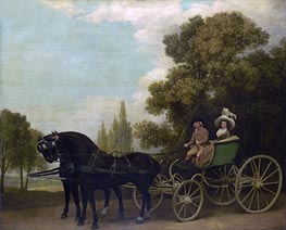 George Stubbs | A Gentleman driving a Lady in a Phaeton | Giclée Canvas Print