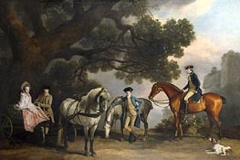 The Milbanke and Melbourne Families | George Stubbs | Painting Reproduction