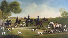 George Stubbs | The Duke of Richmond with the Charlton Hunt | Giclée Canvas Print