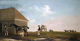 George Stubbs | Gimcrack on Newmarket Heath with a Trainer, a Stable-Lad and a Jockey, 1765 | Giclée Canvas Print