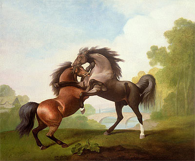 Horses Fighting, 1791 | George Stubbs