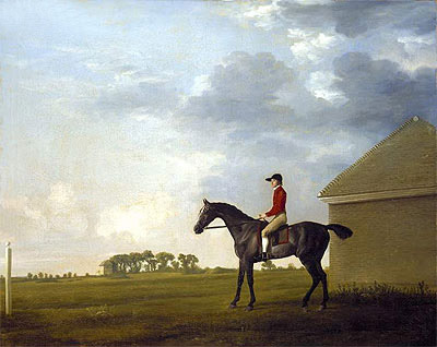 Gimcrack, with John Pratt up, on Newmarket Heath, c.1765 | George Stubbs | Giclée Canvas Print