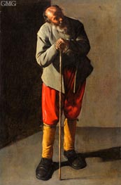 Old Man, c.1618/19 by Georges de La Tour | Canvas Print