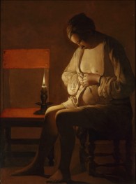 Woman with the Flea, c.1635 | Georges de La Tour