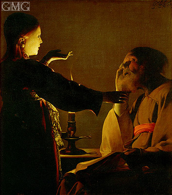 Der Heilige Joseph und der Engel (Der Traum des Hl. Joseph), c.1635/40 | Georges de La Tour
