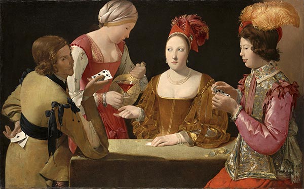Der Falschspieler mit dem Karoass, c.1630/34 | Georges de La Tour