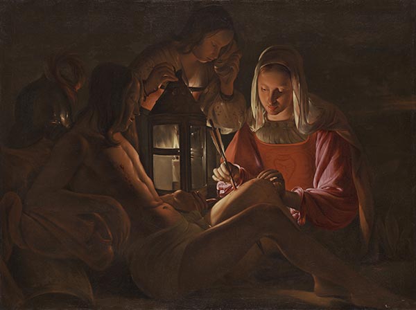 Der hl. Sebastian von Irene gepflegt, c.1630/35 | Georges de La Tour
