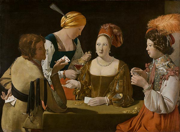 The Cheat with the Ace of Diamonds, c.1635 | Georges de La Tour | Giclée Canvas Print
