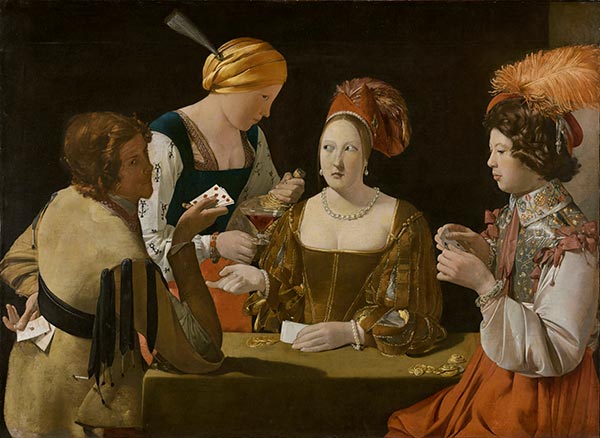 Der Falschspieler mit dem Kreuz-Ass, c.1635 | Georges de La Tour