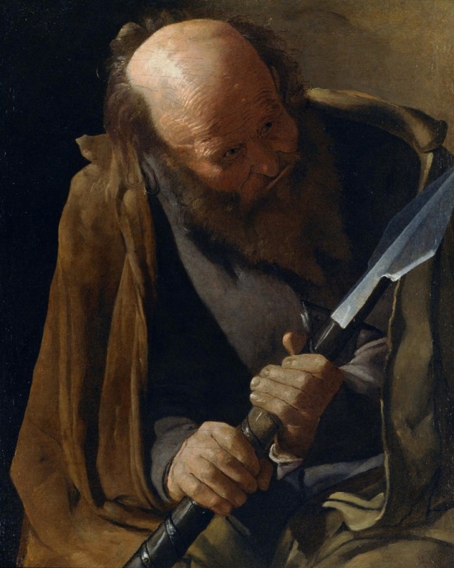 St. Thomas, n.d. | Georges de La Tour | Giclée Canvas Print