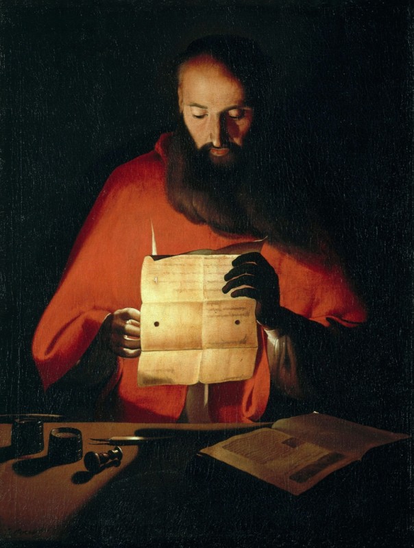 Saint Jerome Reading, n.d. | Georges de La Tour | Giclée Canvas Print