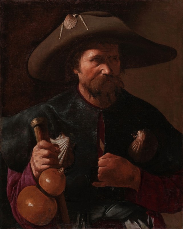 Der Heilige Jakobus der Ältere, c.1614/22 | Georges de La Tour | Giclée Leinwand-Kunstdruck