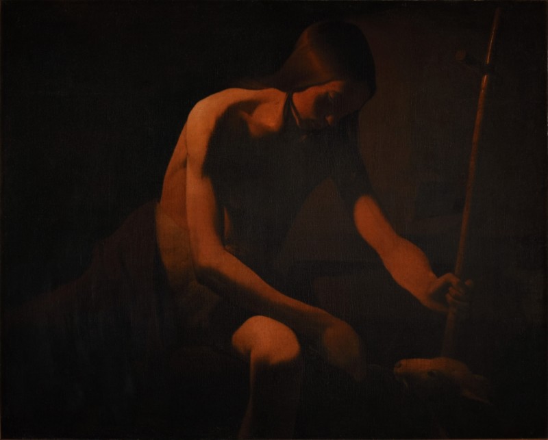 Saint John the Baptist in the Desert, 1649 | Georges de La Tour | Giclée Canvas Print