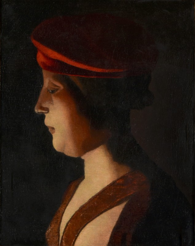 Profil einer Frau, c.1646/48 | Georges de La Tour | Giclée Leinwand-Kunstdruck