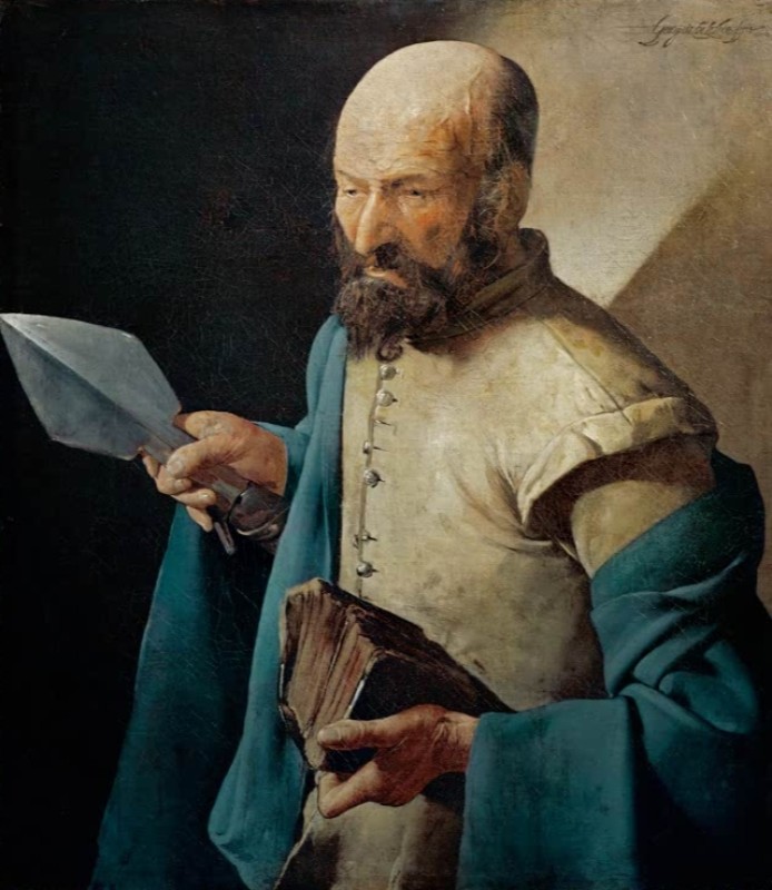 The Apostle Saint Thomas, c.1625/30 | Georges de La Tour | Giclée Canvas Print