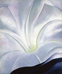 O'Keeffe | Morning Glory with Black | Giclée Canvas Print